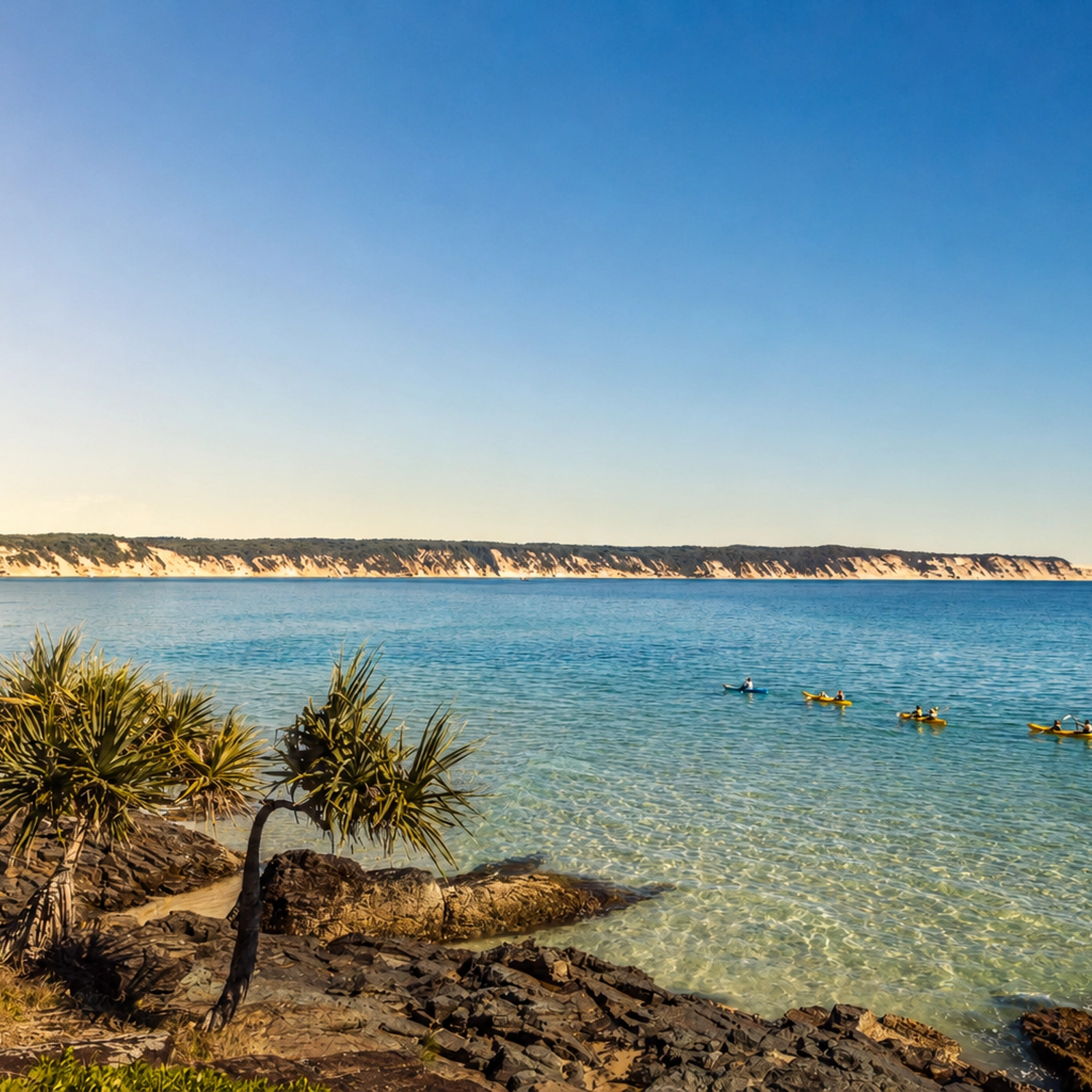 Noosa: Epic Dolphin Ocean Kayak Tour & Beach 4X4 Adventure 6