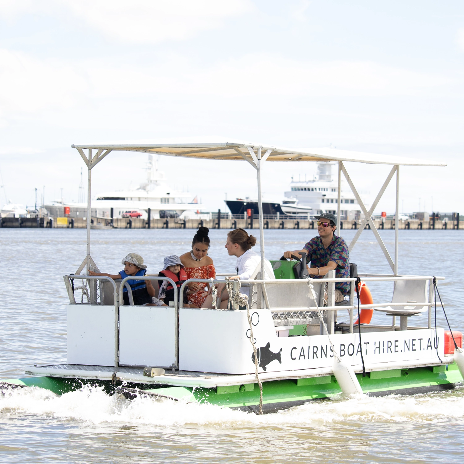 Cairns Boat Hire (8 Man Pontoon Boat) 6